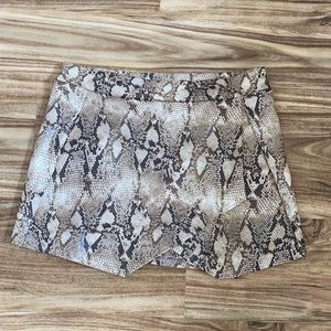 Snakeskin Skort